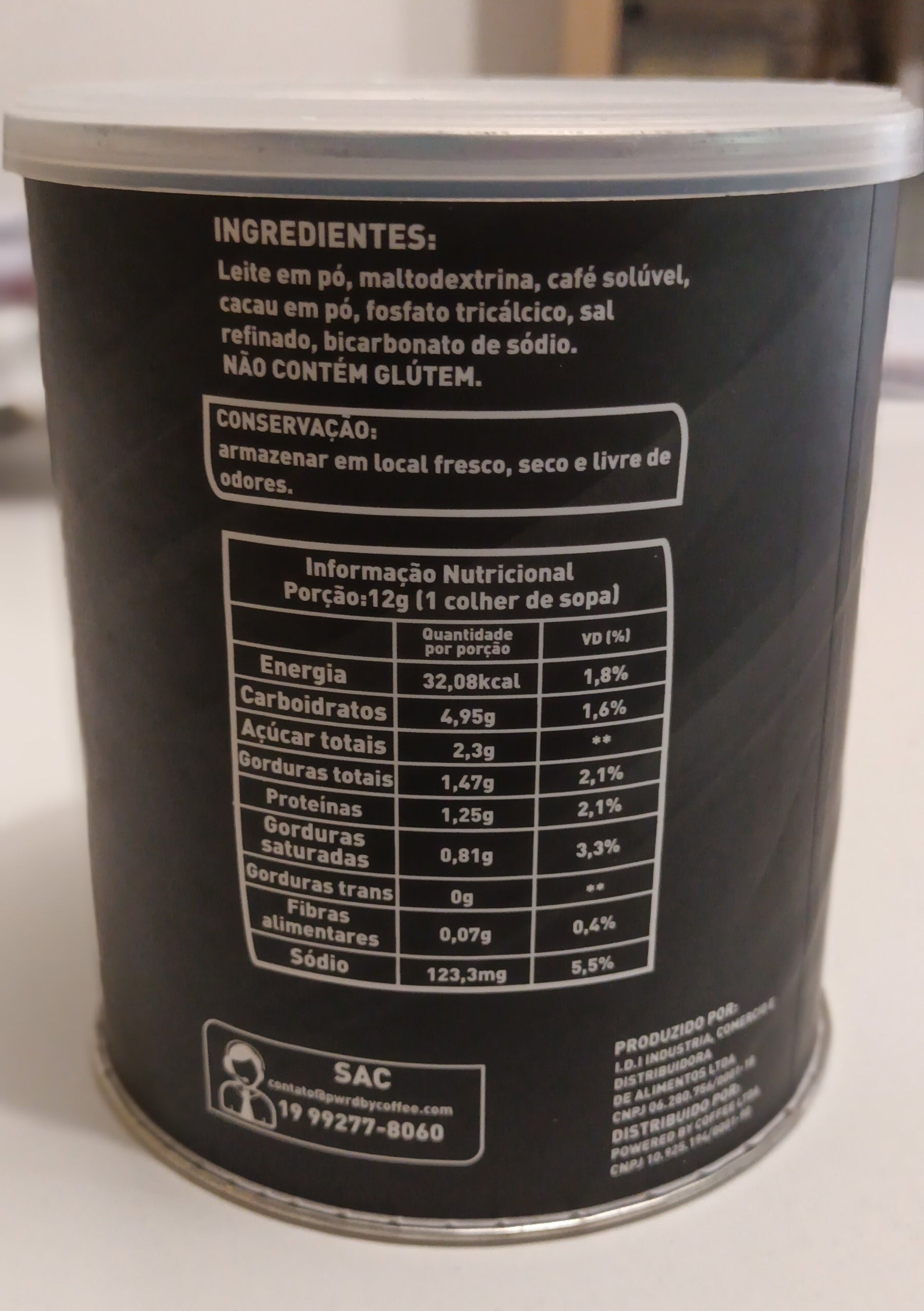 Cappuccino sans sucre 350 g