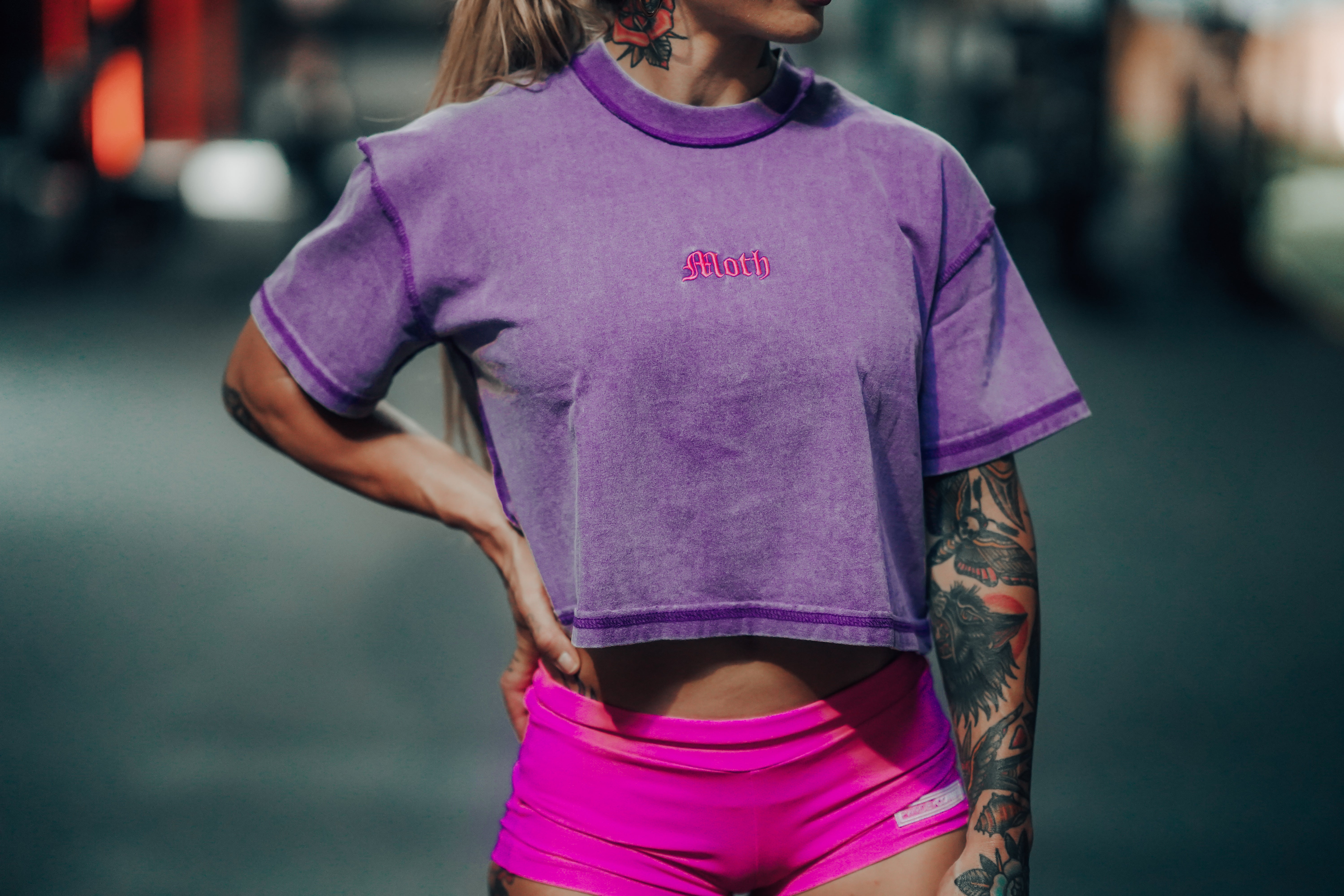 Crop Top Purple/Pink Emperor image 1