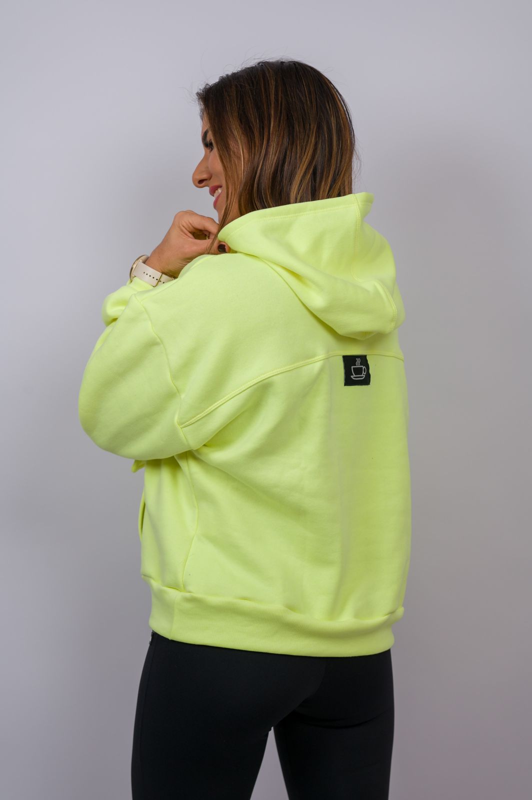 Hoodie Kangourou Néon image 2