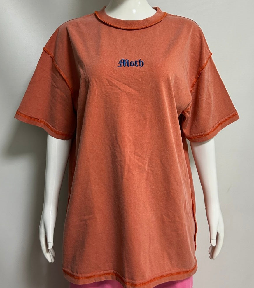 T-Shirt Oversize Blue/Peach Emperor