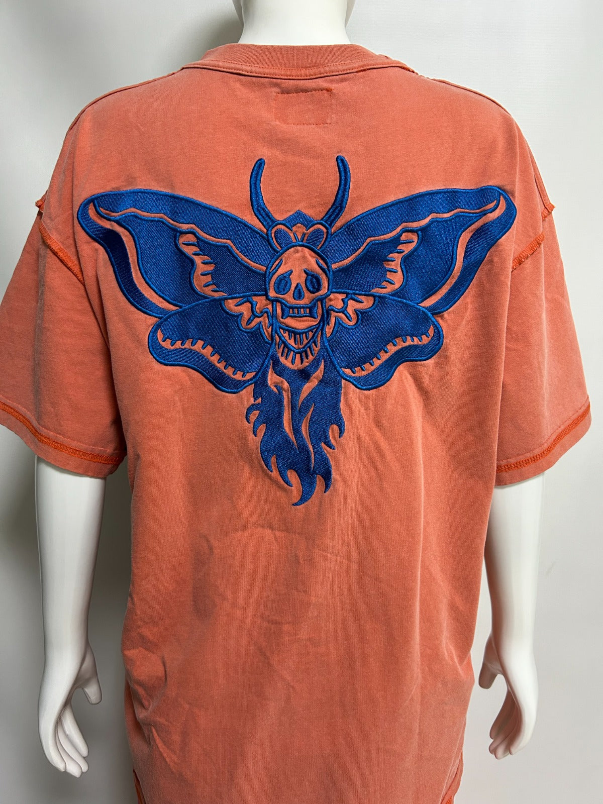 T-Shirt Oversize Blue/Peach Emperor