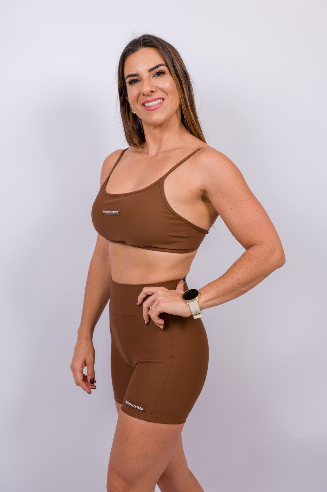 Brassière Carol Lycra Café  image 4