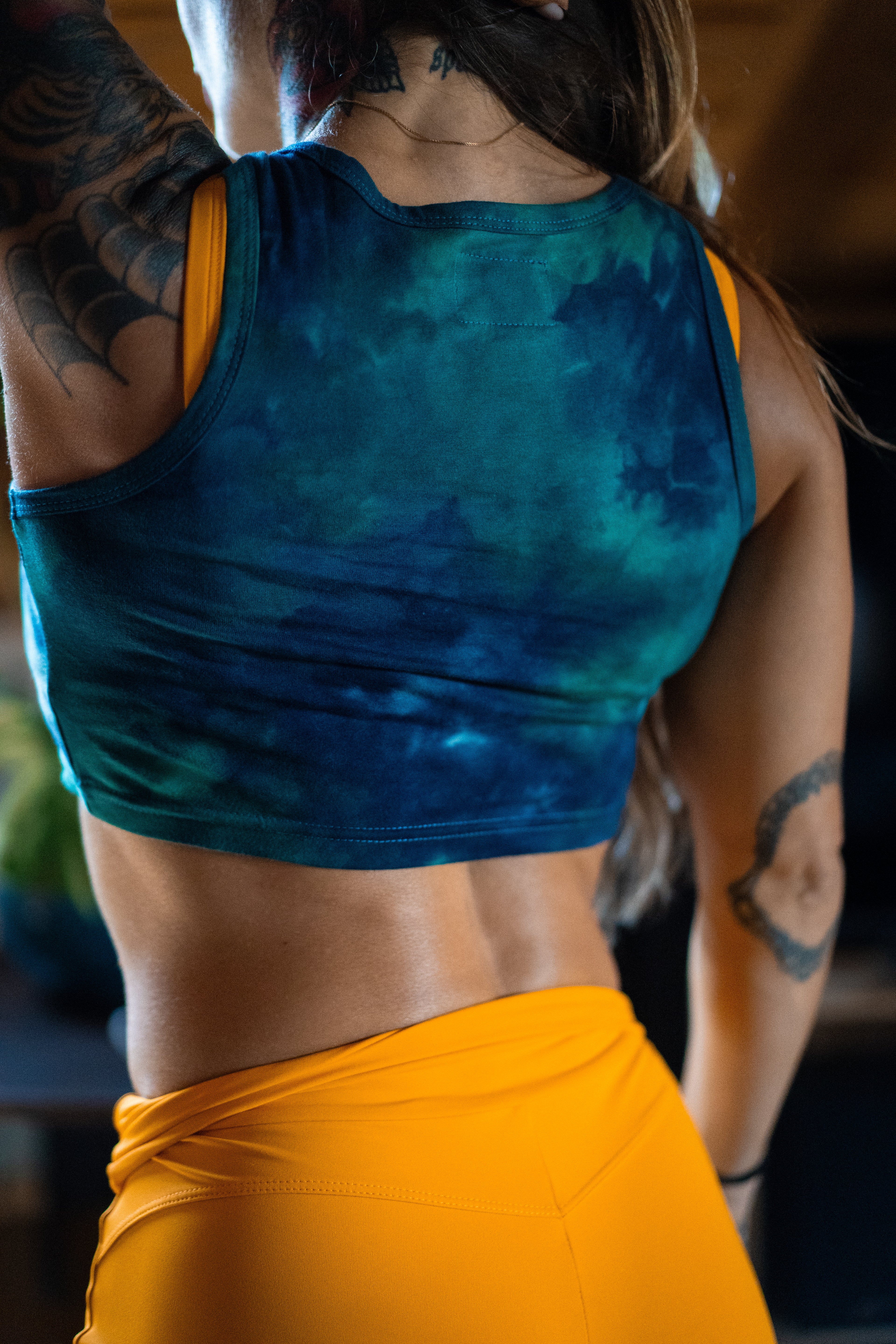 Crop Top Moth Emeraude Tahiti