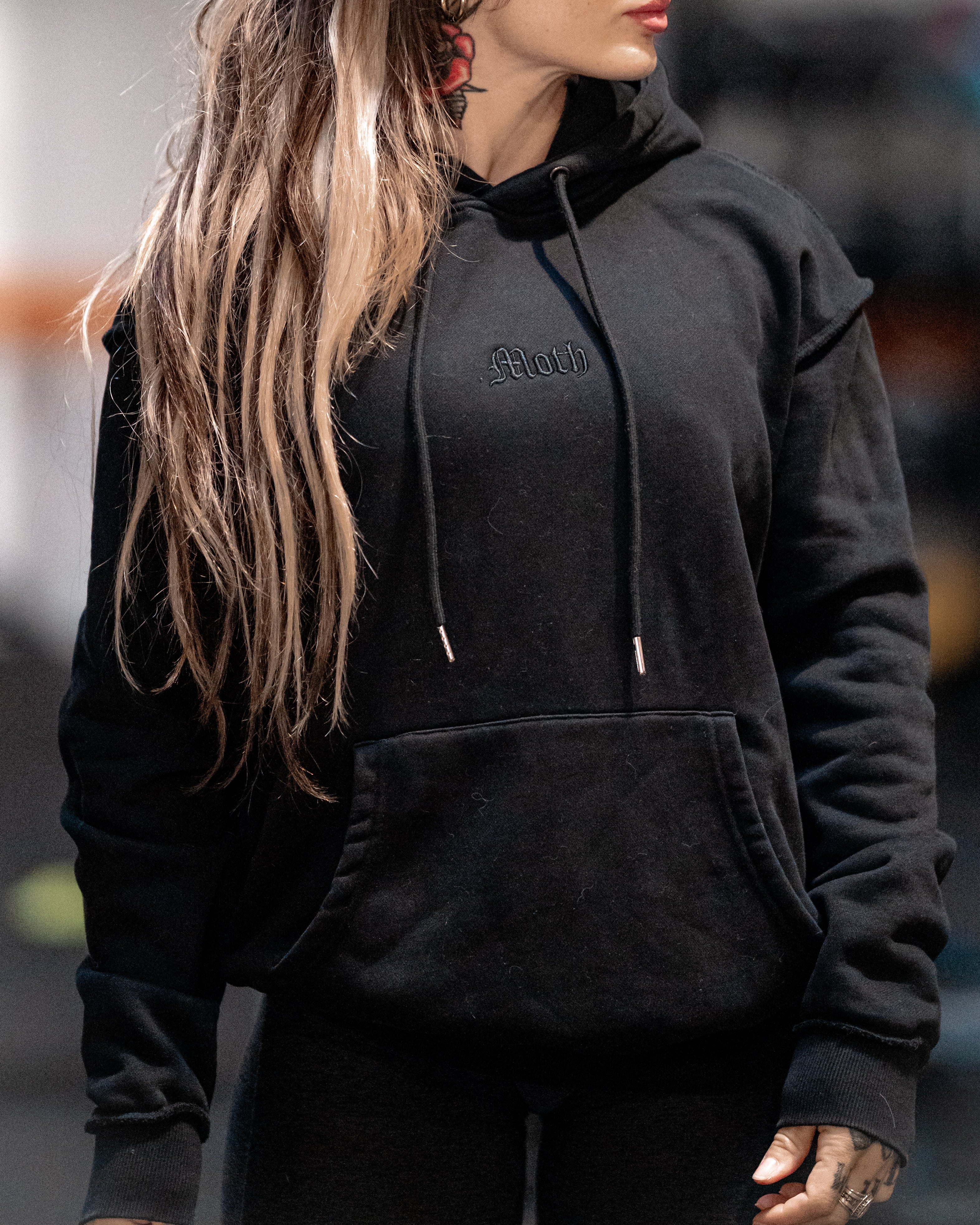 Unisex Hoodie Black Emperor Moth