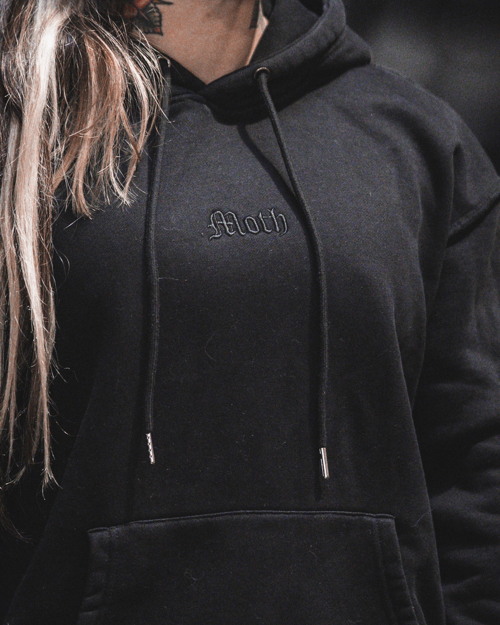 Unisex Hoodie Black Emperor Moth