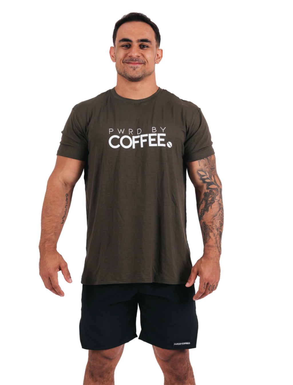 T-shirt Visco Lycra PWRD Kaki image 0