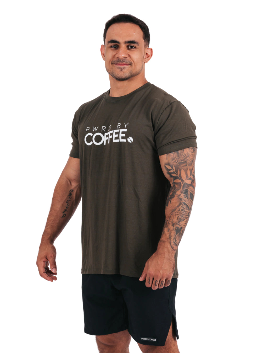 T-shirt Visco Lycra PWRD Kaki image 1