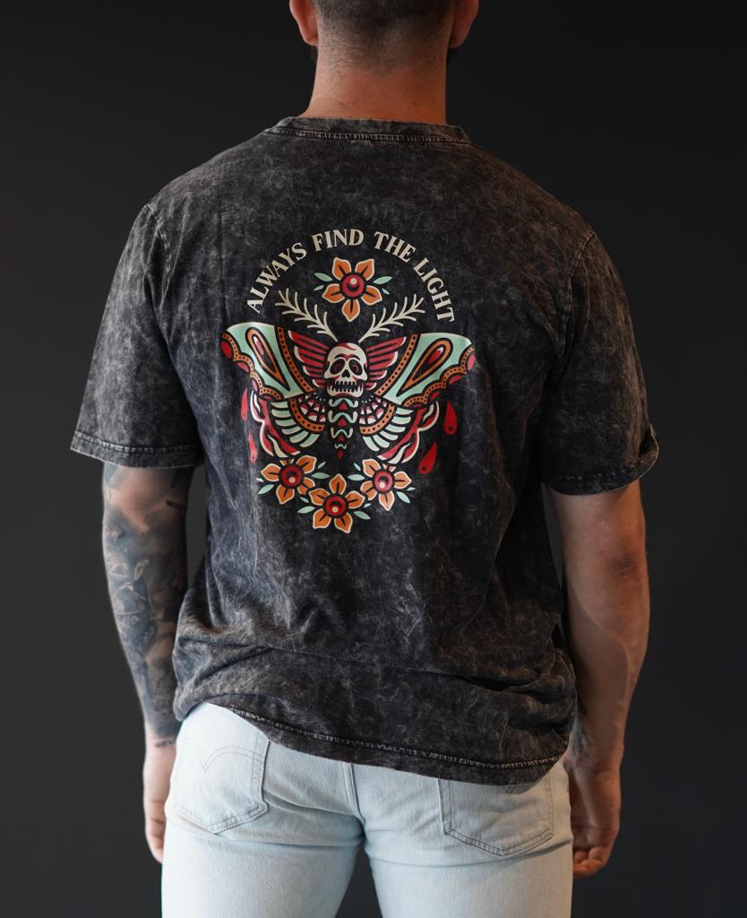 Unissex Washed Moth Tee  image 0