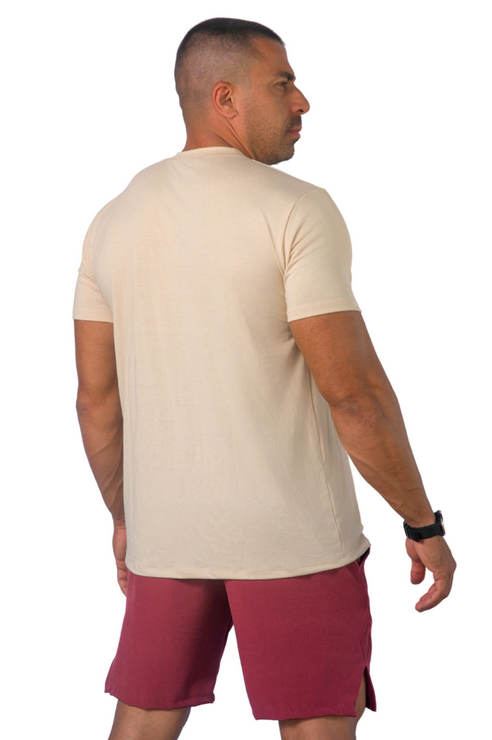T-shirt Visco Lycra PWRD Beige image 1