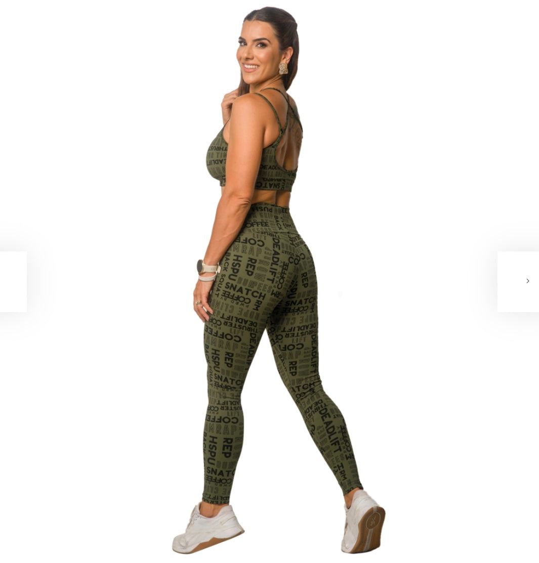 Legging Workout Kaki image 1
