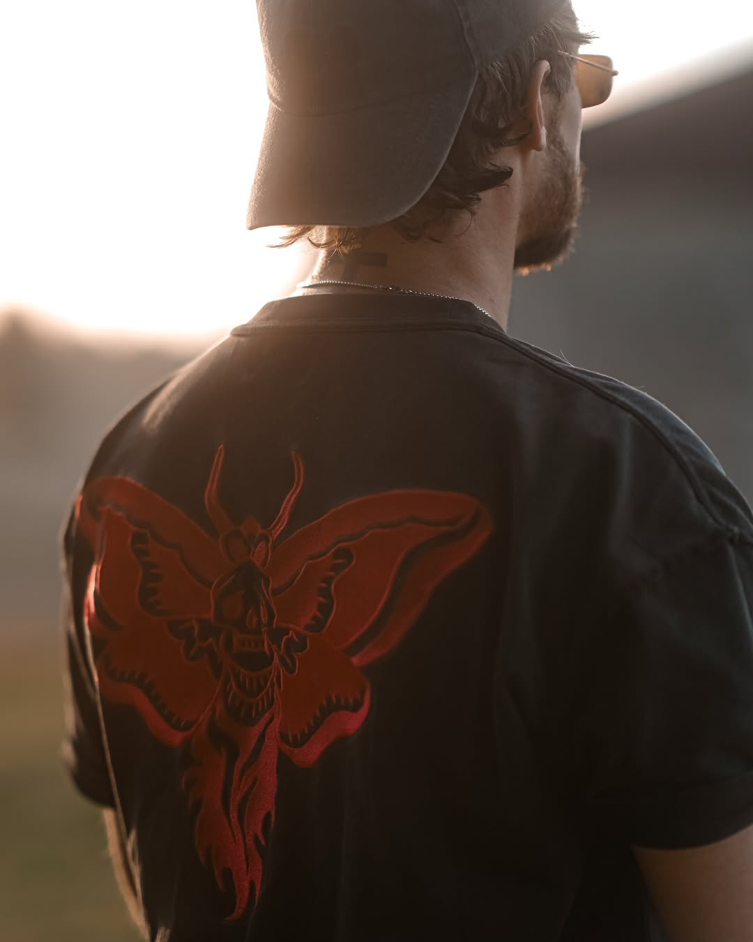 T-Shirt Oversize Black/Red Emperor